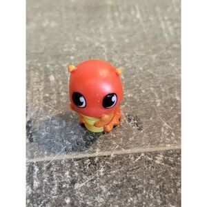 Mini red caterpillar bug toy figure Shopkins moose